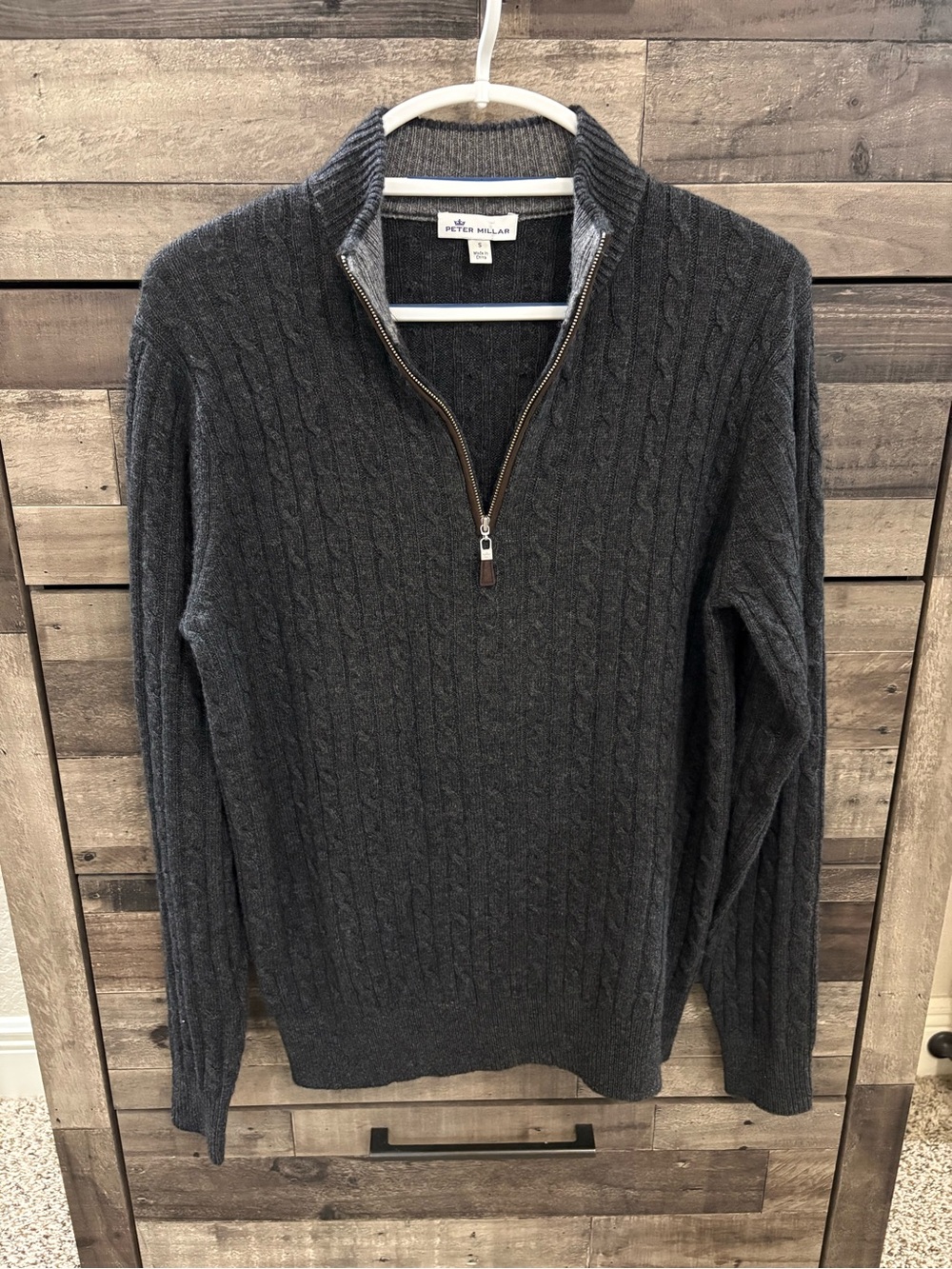 Peter Millar Crown Fleece Baby Wool Yak Cashmere Quarter Zip